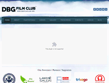 Tablet Screenshot of darbhangafilmclub.com